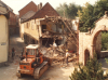 Abriss der Häuser und Mühlen am 12.06.1979. Hier verläuft heute die Turnhoter Straße (Bildarchiv Stadtmuseum)